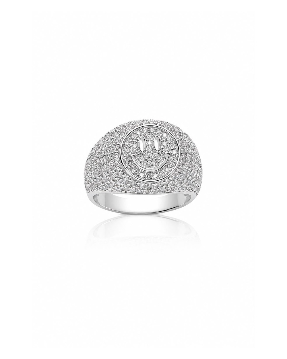 Anel de Dedinho Smile Diamond coleção Lumière — vista frontal