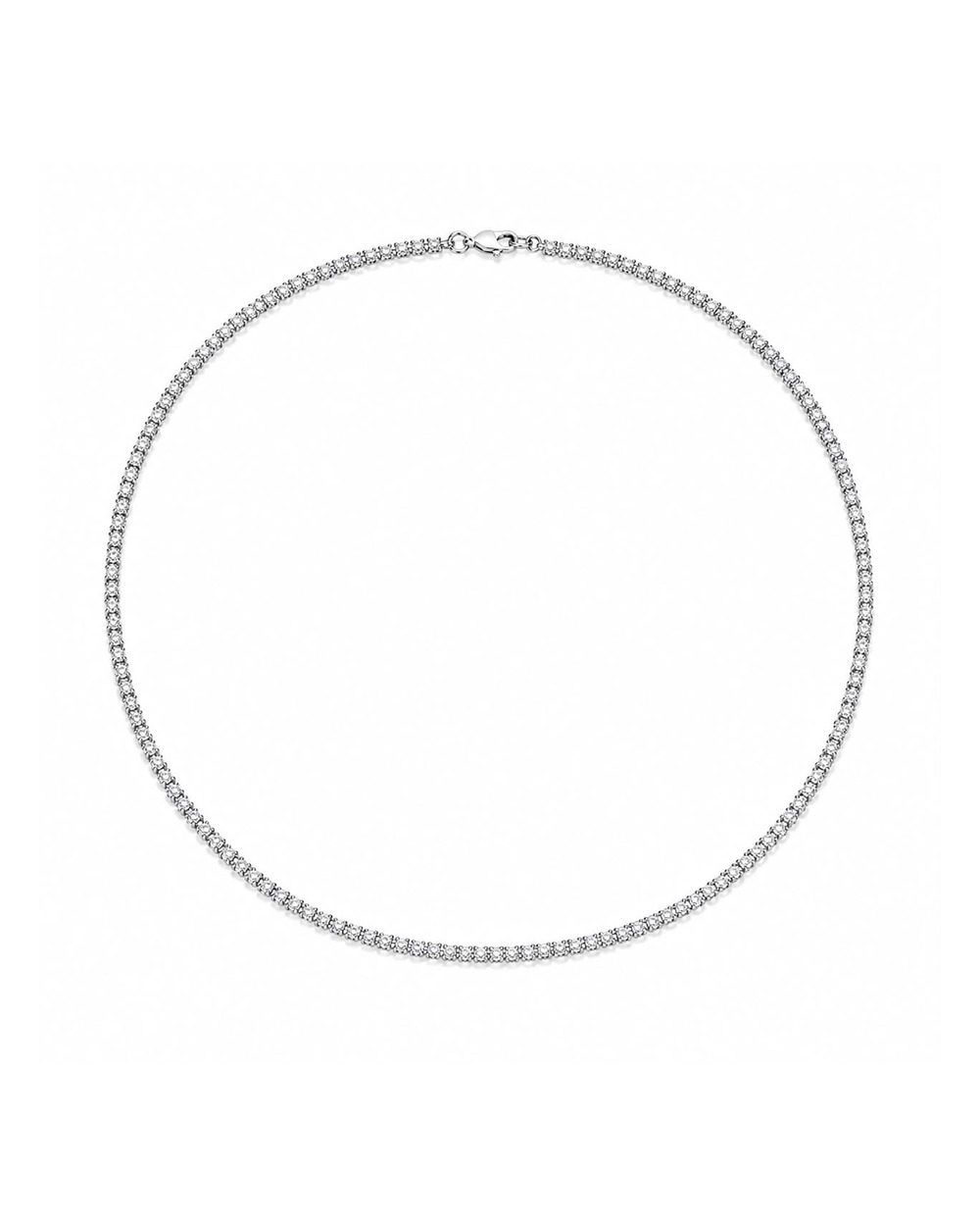 Colar Choker Riviera Mini Diamond 2mm coleção Lumière — vista frontal
