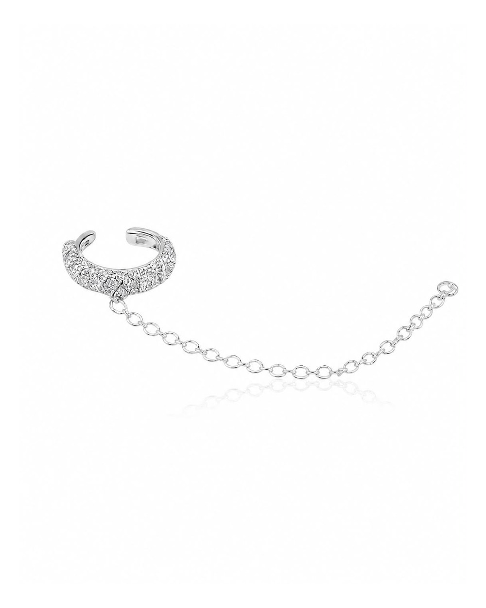 Piercing Ajustável Diamond Chain coleção Lumière — vista frontal