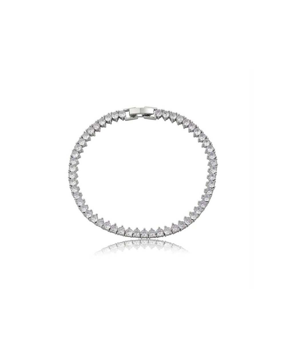 Pulseira Riviera Cravejada Cristal coleção Lumière — modelo usando