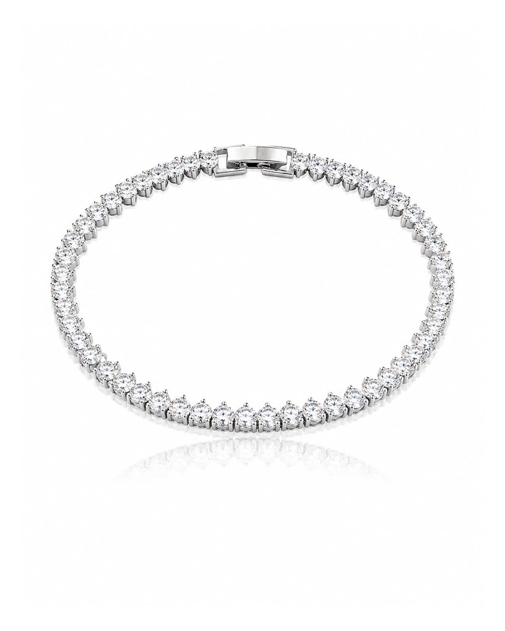 Pulseira Riviera Cravejada Cristal coleção Lumière — vista frontal