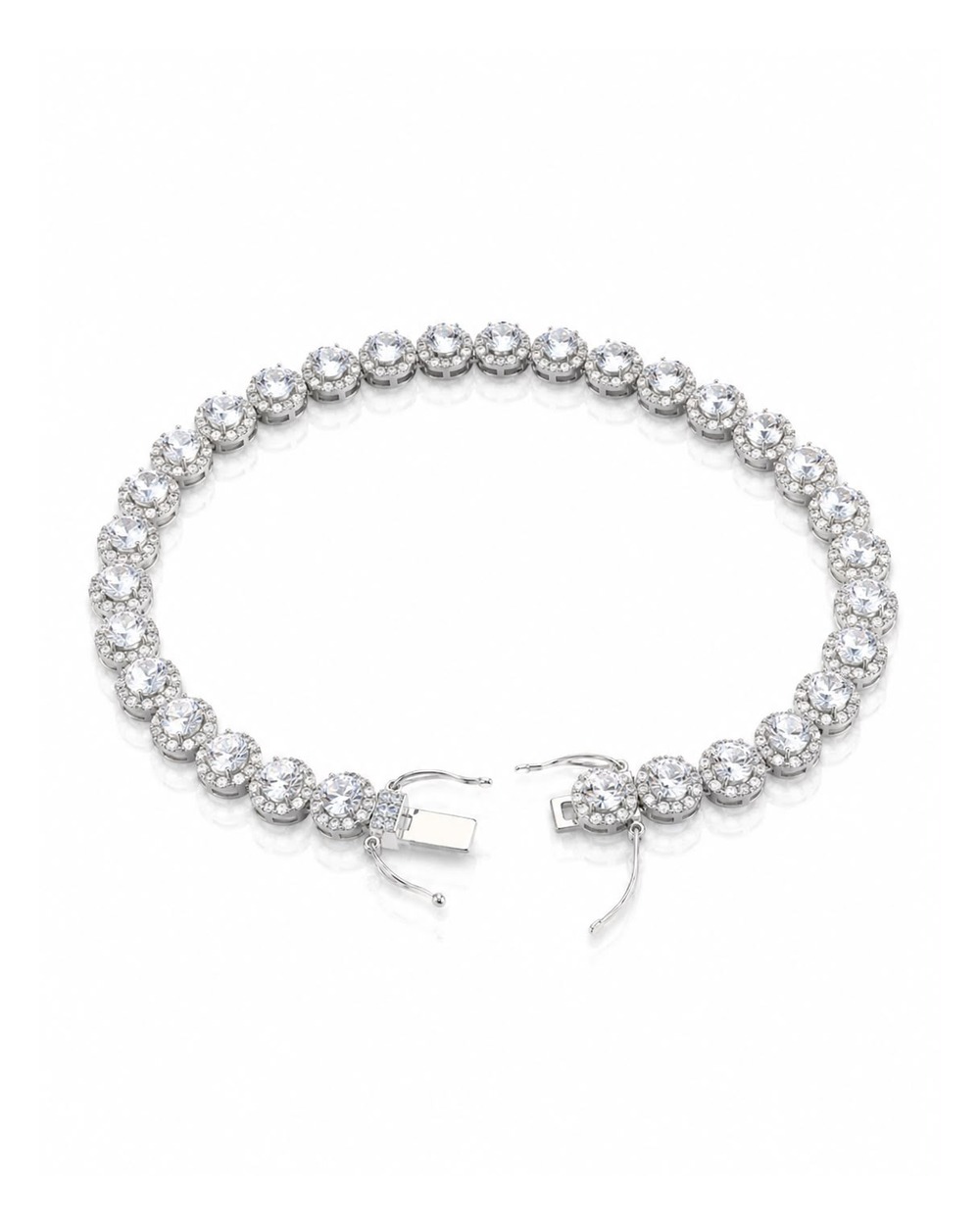 Pulseira Zircônia Diamond coleção Lumière — vista frontal